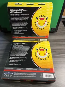 Pokemon Day 2026 Collection Box 30th Anniversary Lot of 2 Sealed - Image 2