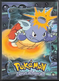 Wartortle Blue Logo E8 of E12 Pokemon Topps The First Movie - Image 1