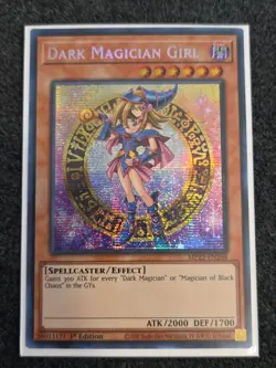 YUGIOH! Dark Magician Girl MP22-EN268 Prismatic Secret Rare 1st Edition NM - Image 1
