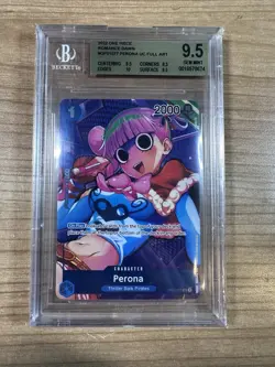 Perona 2022 One Piece Romance Dawn Box Topper #077 Full Art BGS 9.5 - Image 1
