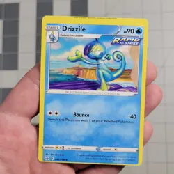 Drizzile Miscut Error Pokemon Card Chilling Reign 042/198 - Image 1