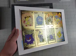 Pokemon Uncut Sheet Infinity Peru Shining Arcanine Meowth Gengar Magikarp Cards - Image 2