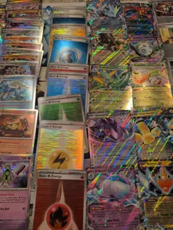 Pokemon Card Lot 591 Total, Holos, Reverse Holos, Poke Balls, EXs - Image 4