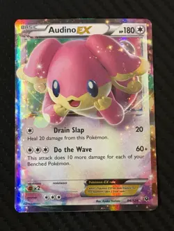 Audino EX 84/124 XY Fates Collide Holo Pokemon Card English - Image 1