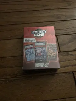 Pokemon Mystery Gems 1 CGC Graded Card & 1 Booster Pack 2025! New Sealed Box! - Image 2