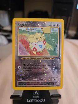 Togepi 2001 Southern Islands 4/18 Reverse Holo Swirl Pokemon Card - See Notes - Image 1