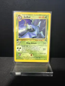 Pokemon Card Golbat 1st Edition TCG Fossil 34/62 NM/LP - Image 1