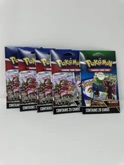 Lot of 5 Pokemon TCG Mystery Pack with 1 Foil Card Guaranteed 2024 Sealed - Image 1