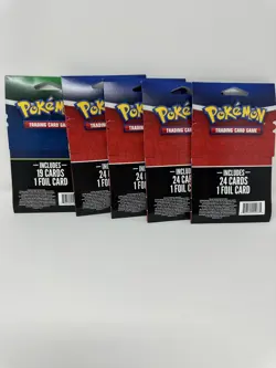 Lot of 5 Pokemon TCG Mystery Pack with 1 Foil Card Guaranteed 2024 Sealed - Image 2