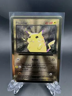 Pokemon Celebrations Pikachu Ultra Premium Collection UPC Gold Metal Card 58/102 - Image 1
