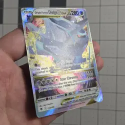 Origin Forme Dialga VStar OC Miscut Error Astral Radiance Pokemon Card 114/189 - Image 3