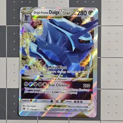Origin Forme Dialga VStar OC Miscut Error Astral Radiance Pokemon Card 114/189 - Image 5