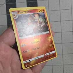 Charmeleon Miscut Error Burning Shadows Reverse Holo Pokemon Card 19/147 - Image 4