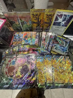 LOT OF 52 JUMBO POKEMON CARDS DIAMOND PEARL, PIKACHU & ZEKROM AND MORE - Image 1