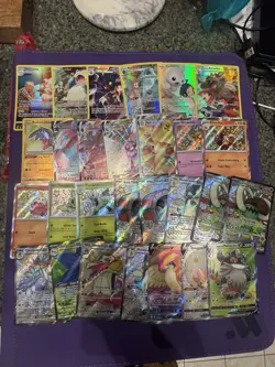 LOT x28 POKEMON CARDS BABY SHINY, FULL ARTS, VMAX, RADIANT RARE, TRAINER GALLERY - Image 1