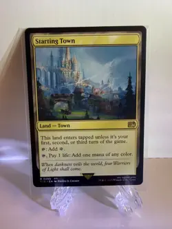 Starting Town Final Fantasy Regular Magic the Gathering NM - Image 1