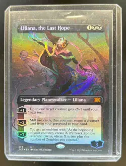 2022 Magic The Gathering Double Masters Liliana The Last Hope Foil #573 - Image 1