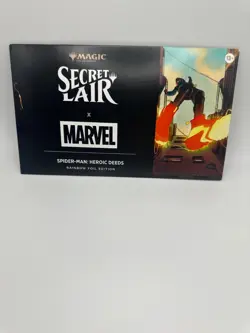 MTG Secret Lair x Marvel's Spider-Man: Heroic Deeds Rainbow Foil Free Shipping - Image 1