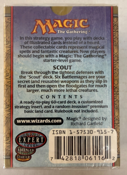 Magic The Gathering Planeshift Scout Starter Theme Deck ~ 2001 ~ SEALED ~ MTG B - Image 2