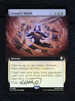 Extended Art Avatar's Wrath Foil Magic The Last Airbender #0365 - Image 1