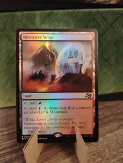 Riverpyre Verge Aetherdrift Foil Rare NM Unplayed - Image 1