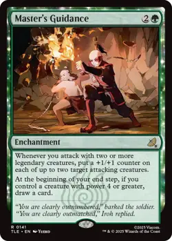 Master's Guidance Light Play, English Magic the Gathering MTG Avatar: The Last A - Image 1