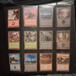 Magic The Gathering old 216 Collection vintage Lot lands - Image 1
