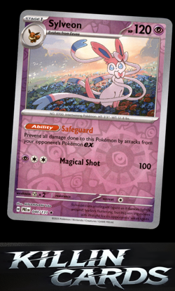 Reverse Holofoil Sylveon 040/131 Pokemon Rare SV: Prismatic Evolutions Card NM - Image 1