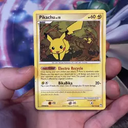 2007 POKEMON DIAMOND & PEARL MYSTERIOUS TREASURES #94/123 PIKACHU - Image 2