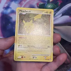 2007 POKEMON DIAMOND & PEARL MYSTERIOUS TREASURES #94/123 PIKACHU - Image 3