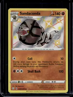 2021 Pokemon SWSH Shining Fates Sandaconda Shiny Vault #SV071/SV122 - Image 1