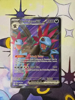 Pokemon TCG Hydreigon Ex 161/086 White Flare Full Art Ultra Rare NM+ English - Image 1