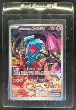 2023-25 Pokemon SV Black Star Promos - SVP EN Team Rocket's Wobbuffet #203 - Image 1