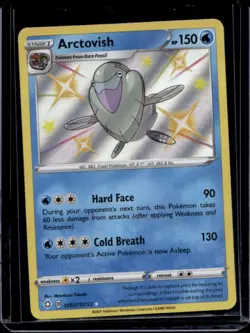 2021 Pokemon SWSH Shining Fates Arctovish Shiny Vault #SV037/SV122 - Image 1
