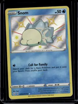 2021 Pokemon SWSH Shining Fates Snom Shiny Vault #SV033/SV122 - Image 1