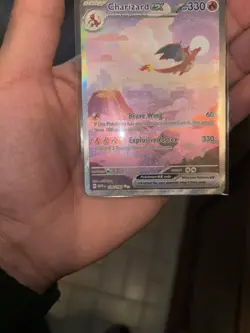 Pokemon TCG Charizard ex 199/165 SV 151 Special Illustration Rare Holo EX - Image 2