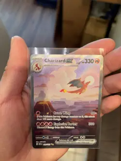 Pokemon TCG Charizard ex 199/165 SV 151 Special Illustration Rare Holo EX - Image 5