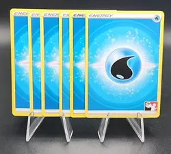 6x Pokemon Play! Prize Pack Series 3 NON-HOLO Water Energy Set Lot - Image 1