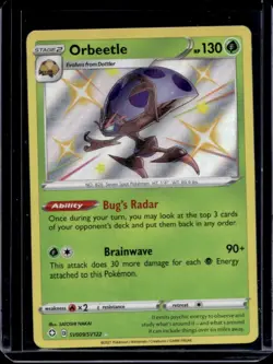 2021 Pokemon SWSH Shining Fates Orbeetle Shiny Vault #SV009/SV122 - Image 1