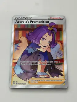 Pokemon Acerola’s Premonition 2022 Brilliant Stars Gallery Holo #TG24/TG30 NM-MT - Image 1