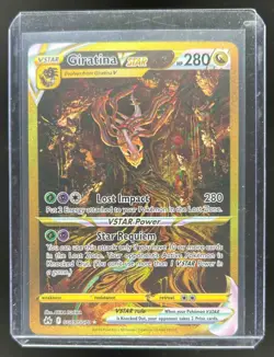 2023 Pokemon SWSH Crown Zenith Giratina VST Galarian Gallery #GG69/GG70 Damaged - Image 1