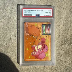 1997-98 POKEMON TOPSUN VS #108 LICKITUNG PSA 10 - Image 1