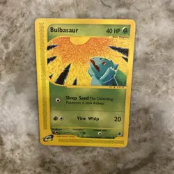 Pokemon TCG Bulbasaur 095/165 Expedition Base Set Regular MP - Image 1