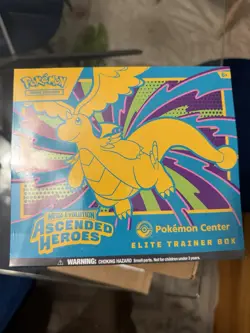 IN HAND! Ascended Heroes ASC Pokemon Center ETB Elite Trainer Box Ships Tomorrow - Image 1