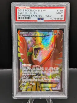 Ho-Oh Ex (119 Full Art) 119/124 Dragons Exalted Holo - Image 1