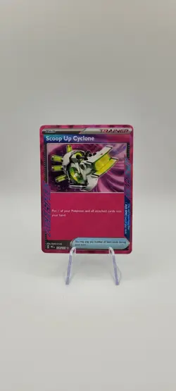 Pokemon TCG: Scoop Up Cyclone Ace Spec Holo Rare 128/131 -NM Prismatic Evolution - Image 1