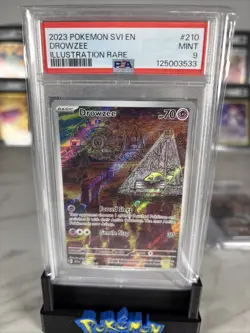 2023 POKEMON SVI EN-SCARLET & VIOLET ILLUSTRATION RARE #210 DROWZEE PSA 9 - Image 1