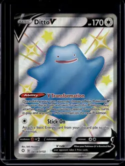 2021 Pokemon SWSH Shining Fates Ditto V Shiny Vault #SV118/SV122 - Image 1