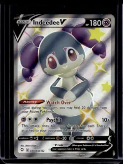 2021 Pokemon SWSH Shining Fates Indeedee V Shiny Vault #SV114/SV122 - Image 1