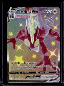 2021 Pokemon SWSH Shining Fates Toxtricity VM Shiny Vault #SV113/SV122 - Image 1
